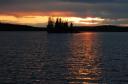 Sunset over Tolsona Lake