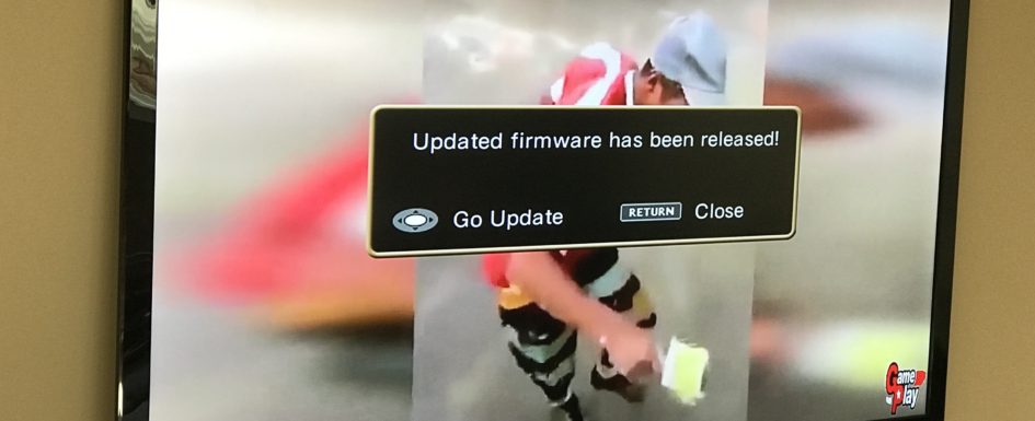 LG Firmware Update Available Message